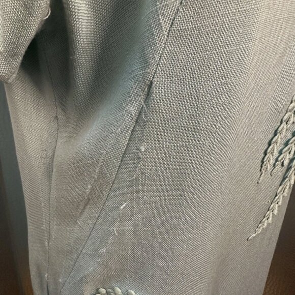 Vintage Henry Lee Light Blue Embellished Party Dress 1960's Size Small - Picture 2 of 9